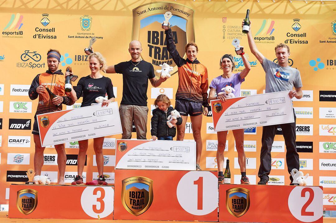 Imagen de los ganadores de la prueba