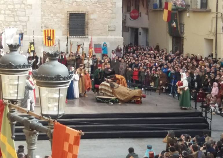 El momento del beso de Isabel al cadáver de Diego, uno de los más emocionantes de la leyenda (Archivo. Edición 2018)