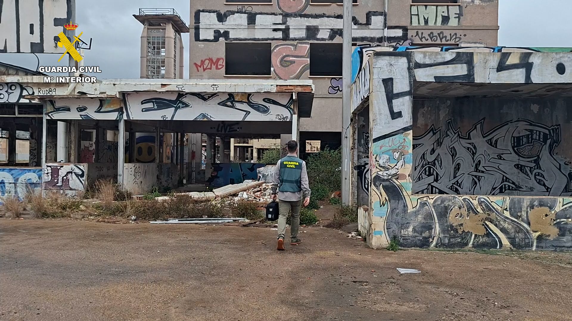 Homicidio de un ciudadano estadounidense en un edificio abandonado de Sagunt