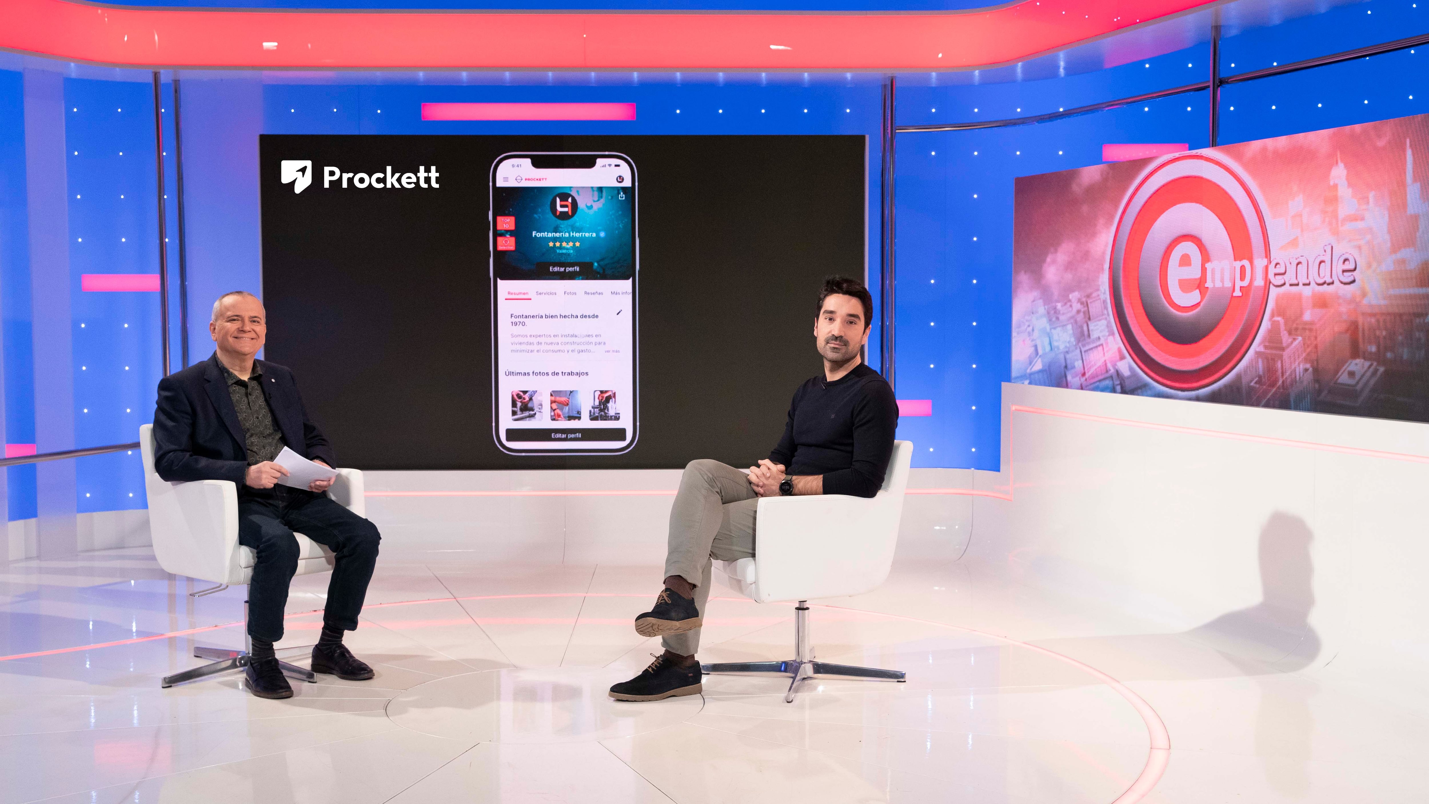 Carles García-Vitoria, fundador de Prockett, en el programa Emprende de RTVE recientemente