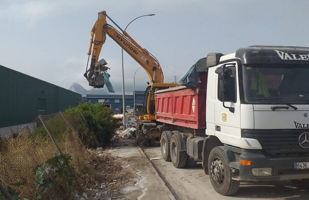 Momento de la limpieza.