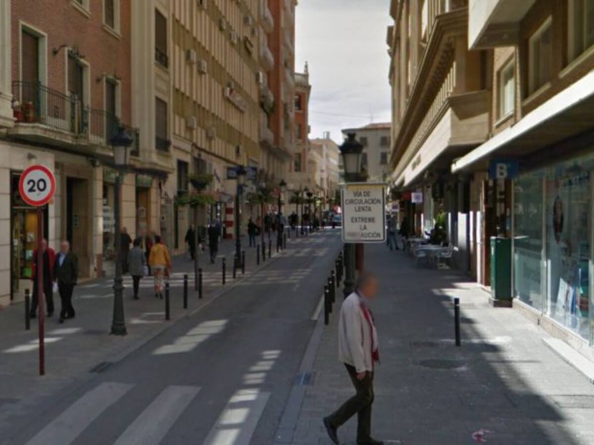 La calle del Rosario de Martínez Villena hasta Carnicerías, cortada hoy al tráfico