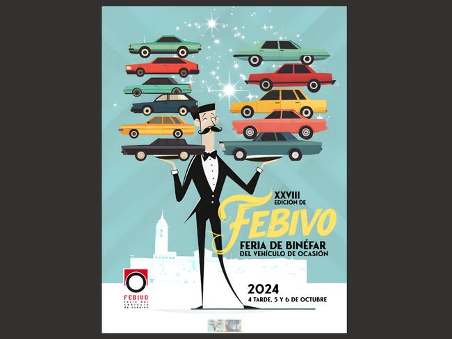 Sergio Iborra es el autor del cartel anunciador de Febivo. Foto: Ayuntamiento de Binéfar