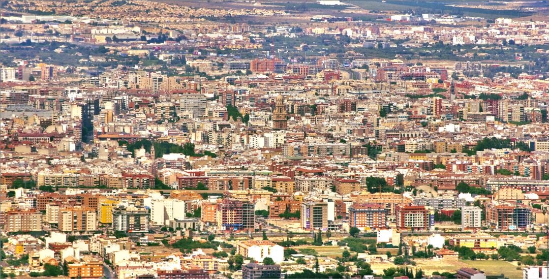 Vista aérea de Murcia