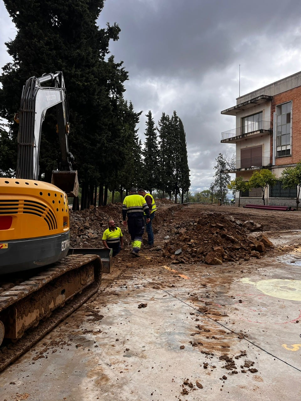 Obras en el Colegio La Aduana (Córdoba)