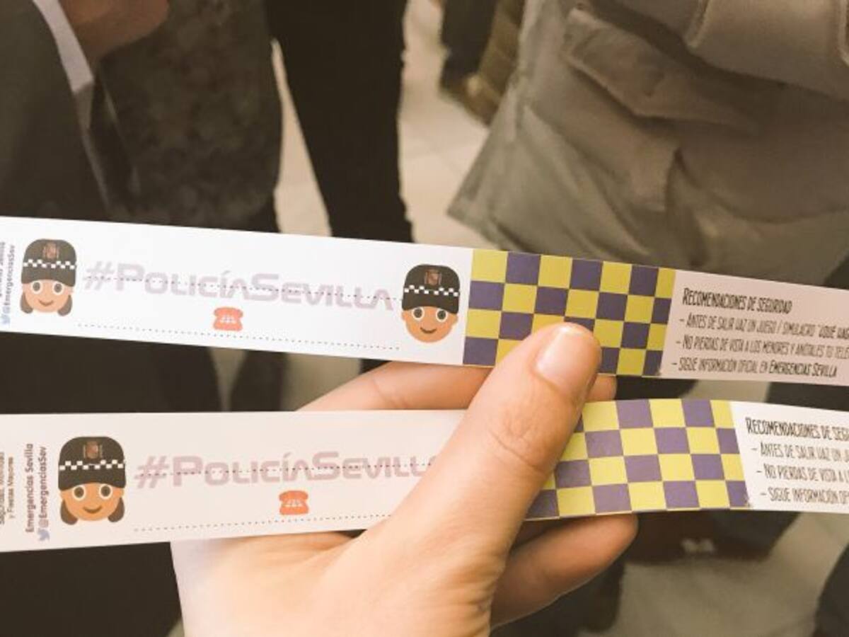 Pulseras para localizar a los padres de niños extraviados