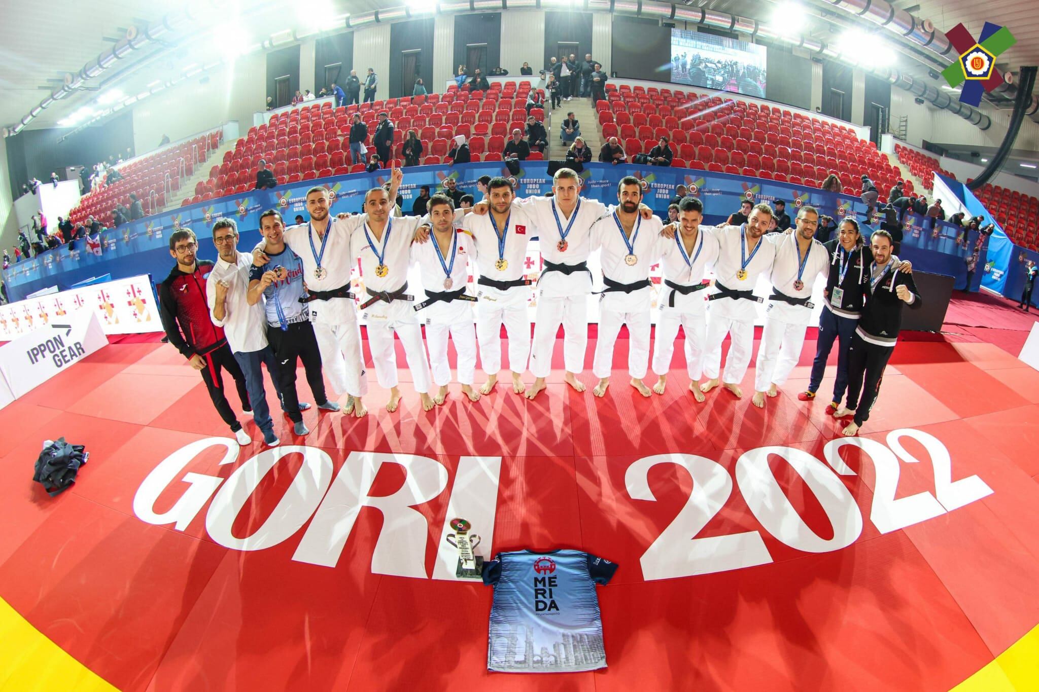 El Judo Club Stabia de Mérida logra un histórico bronce europeo en Gori.