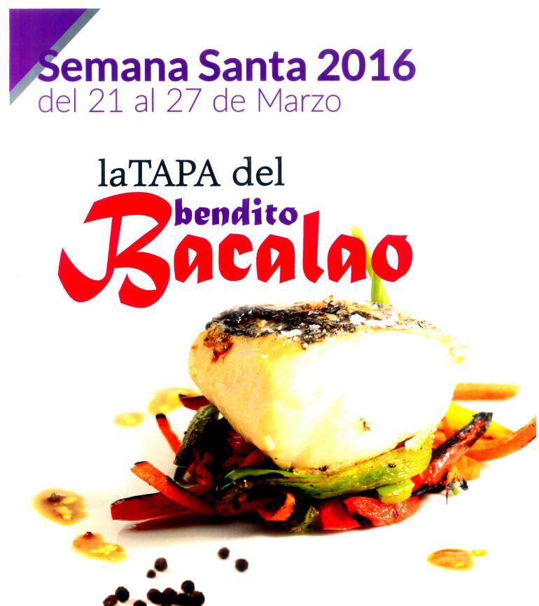 Cartel de la Tapa del Bendito Bacalao