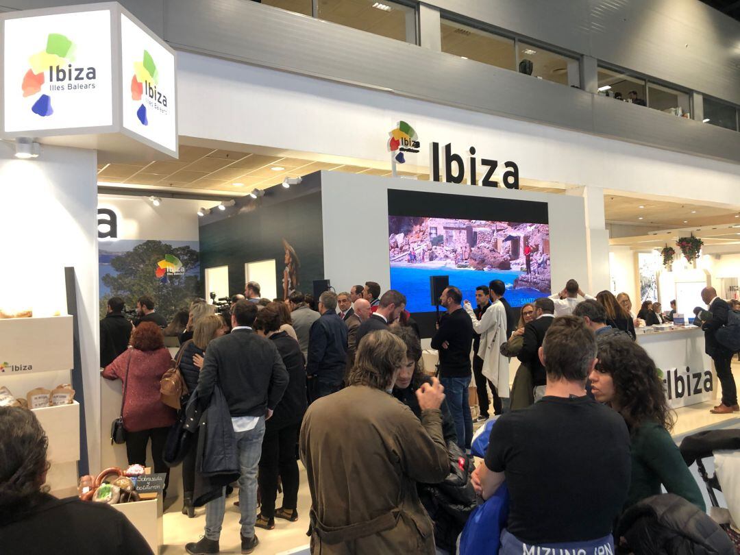 Imagen del stand de Ibiza en Fitur en 2020