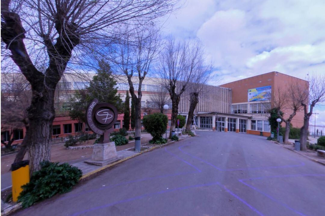 Imagen de archivo de una de las entradas del I.E.S. 'Gregorio Prieto' de Valdepeñas (Ciudad Real) 