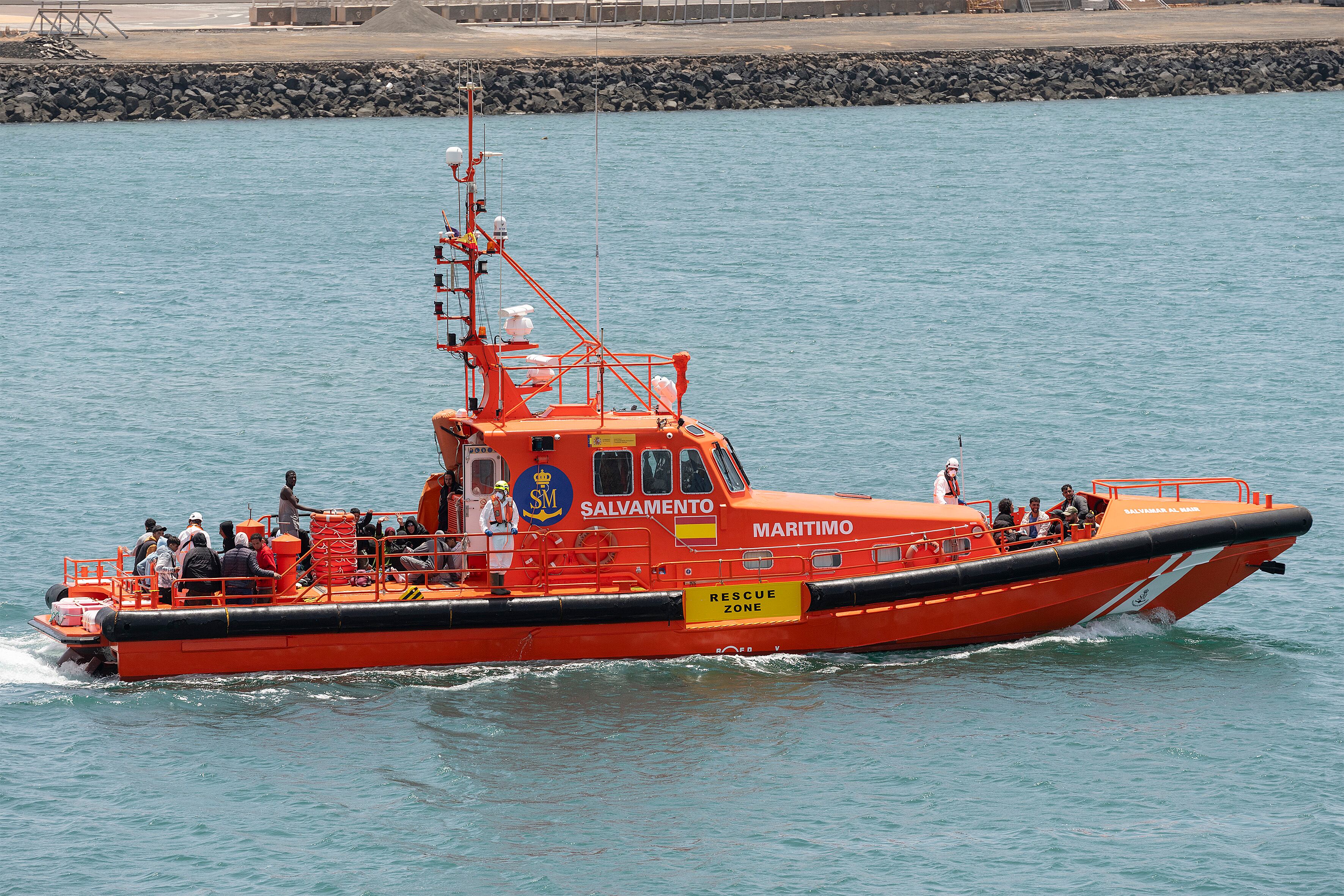 La Salvamar Al Nair de Salvamento Marítimo el 29 de julio de 2025. EFE/ Adriel Perdomo.