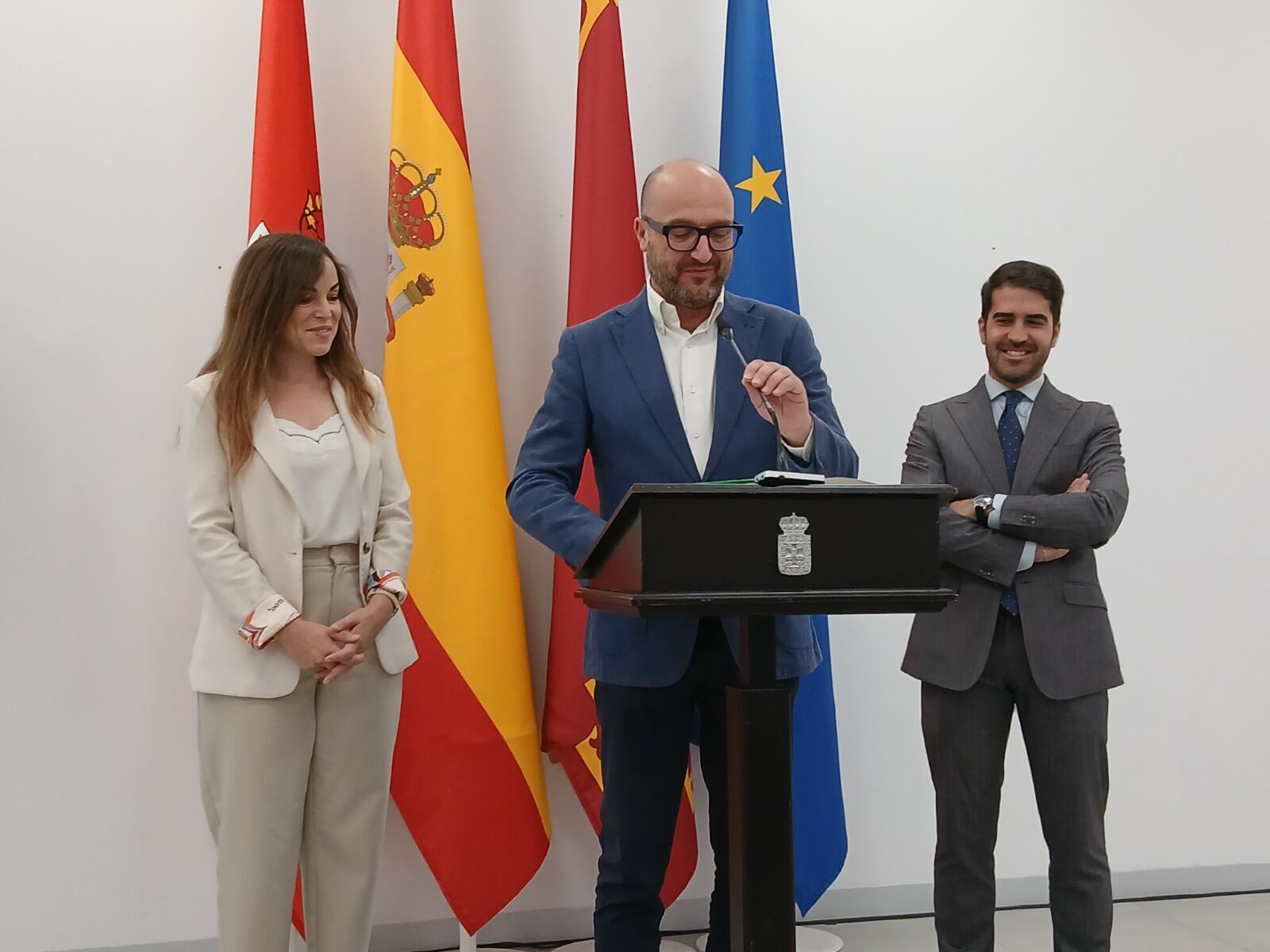 El concejal responsable de Movilidad, Gestión Económica y Contratación, José Francisco Muñoz