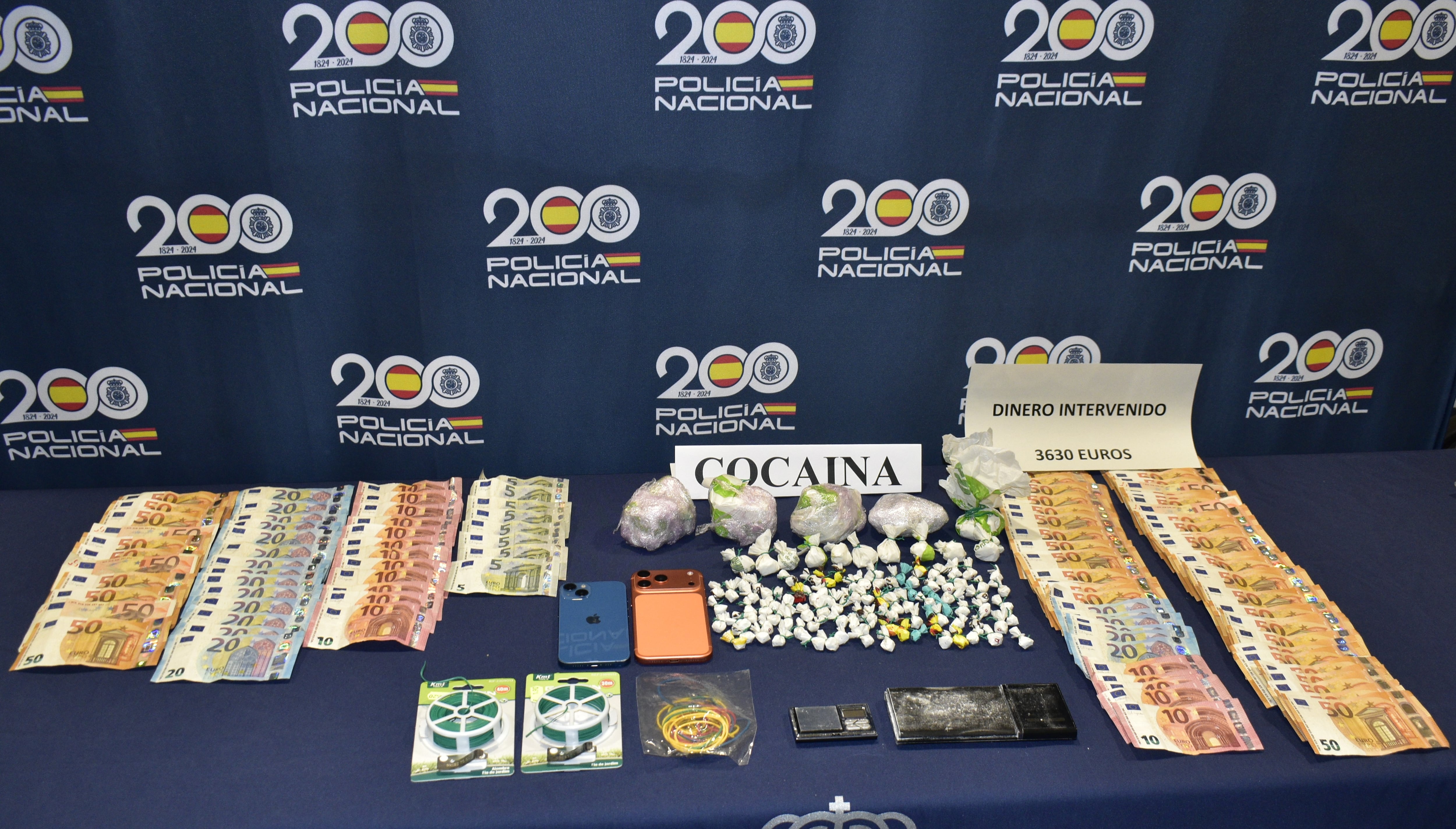 Droga incautada en los dos narcopisos de Segovia