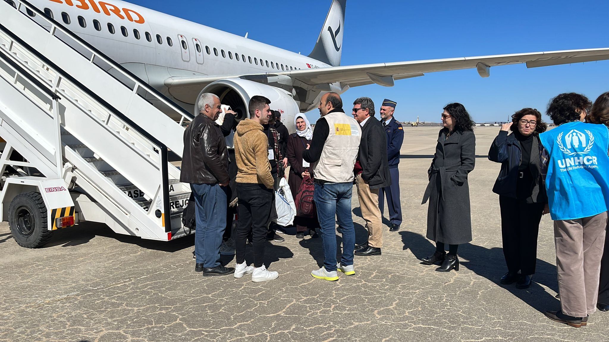 Refugiados sirios por el terremoto con epicentro en Turquía llegan a España.