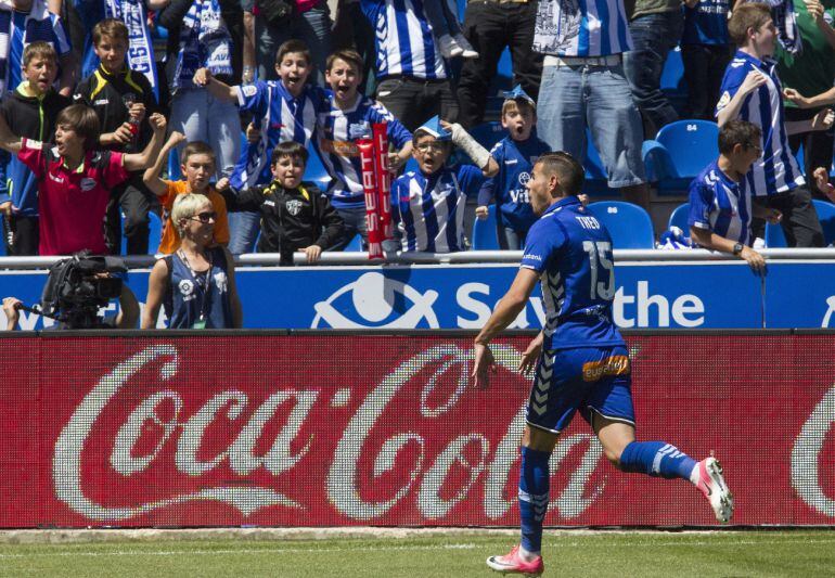 Theo Hernández celebra su gol marcado ante el Athletic Club