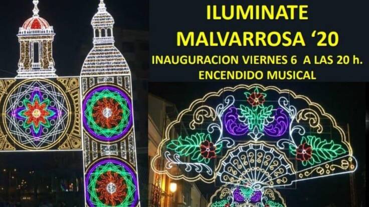 Luces Falla Malvarrosa