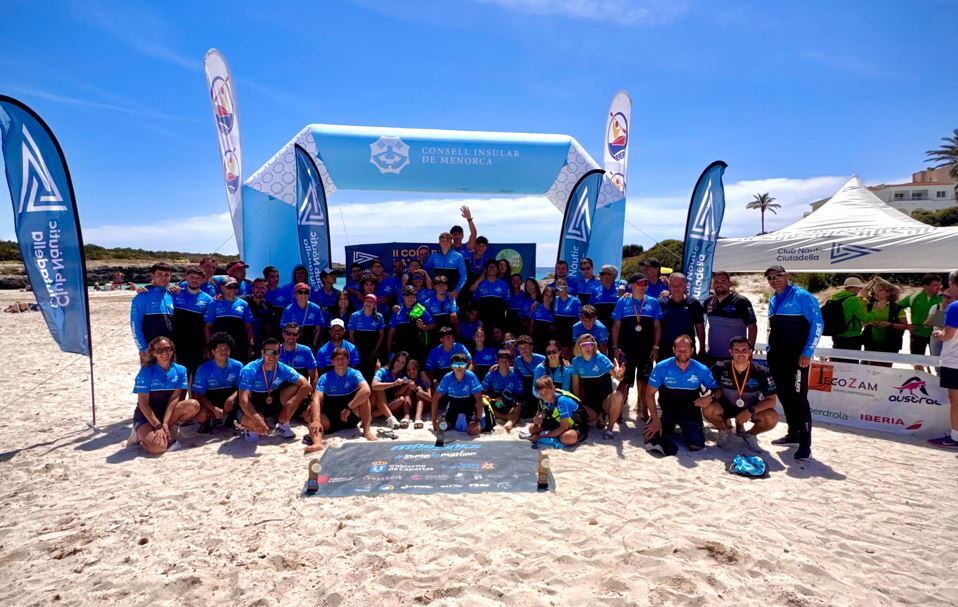 Los Marlines de Lanzarote también ganan la II Copa de España de Kayak de Mar en Menorca.