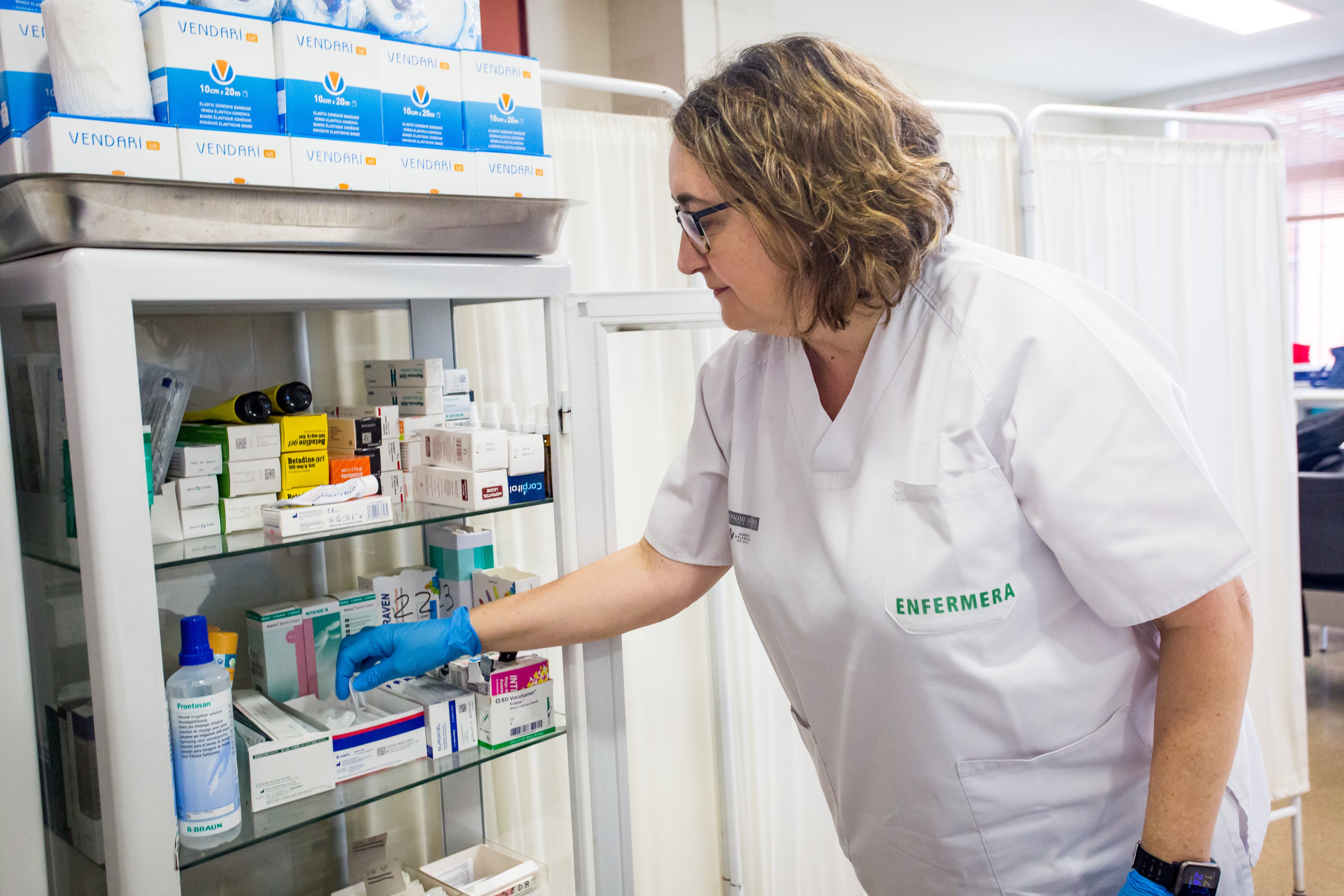 Amparo Escribano, enfermera en el centro de salud de Ciudad Jardín. Foto: Joaquín P. Reina