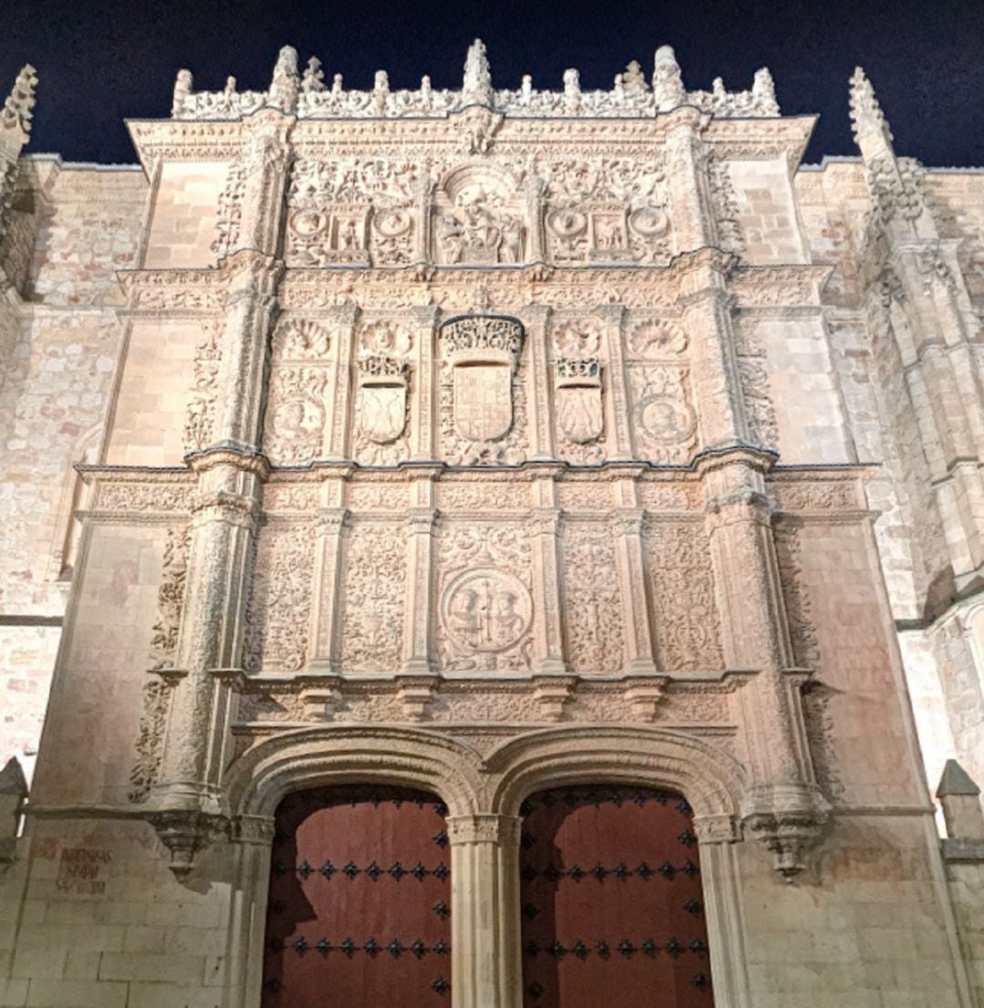 Fachada de la Universidad de Salamanca.