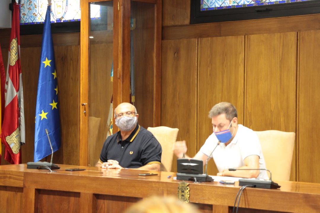 Concejal de Medio Rural, Iván Alonso y Jesús López