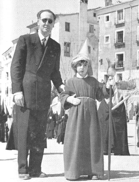 Federico Muelas con su hijo Mario.