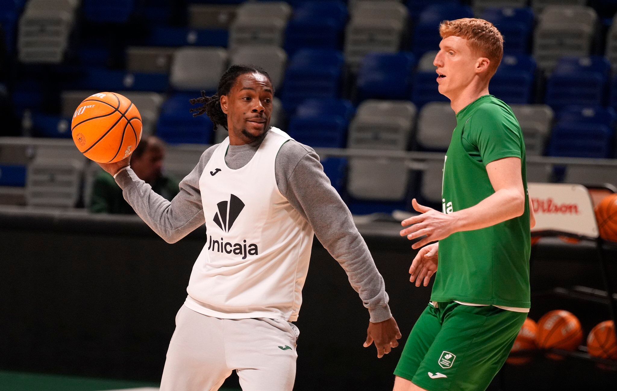 Perry, junto a Alberto Díaz en un entrenamiento