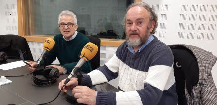 Andrés Aganzo (i) y Ángel Castilblanque son dos de los promotores de esta plataforma.