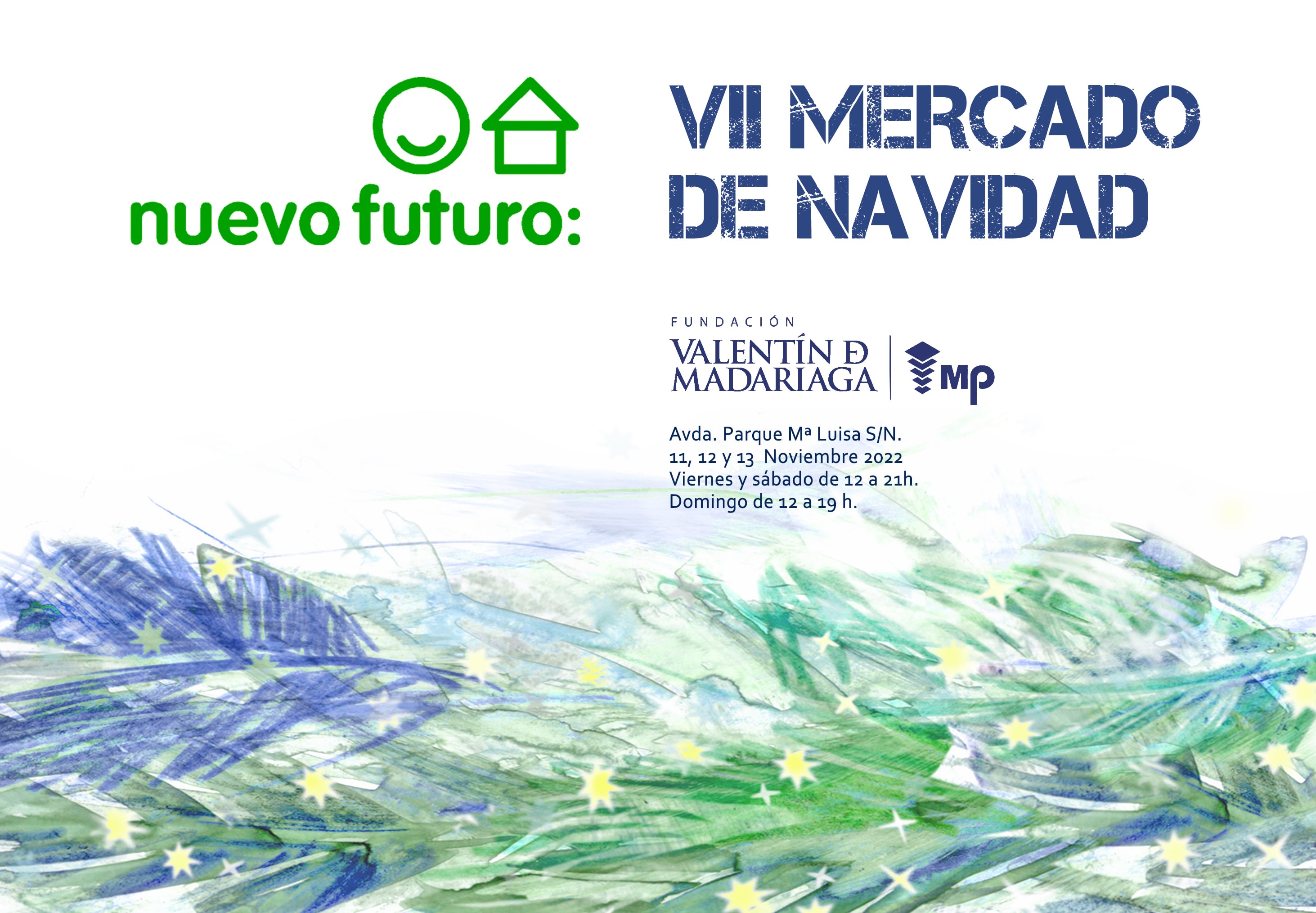 Cartel del VII Mercado de Navidad de Nuevo Futuro