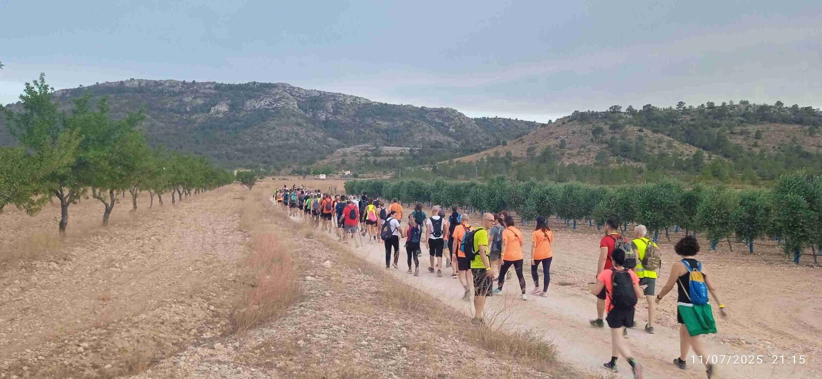 Marcha del centro excursionista de Villena