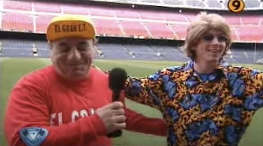 Lionel Messi, con una peluca, durante el programa de humor argentino 'ShowMatch'