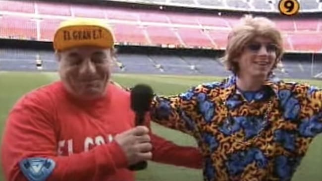 Lionel Messi, con una peluca, durante el programa de humor argentino 'ShowMatch'