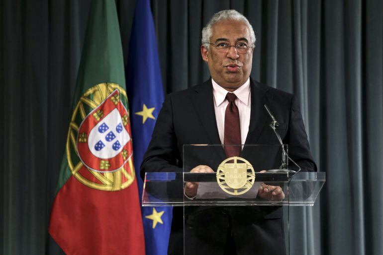 Antonio Costa, durante una rueda de prensa