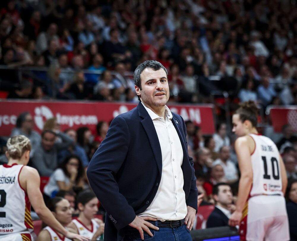 Carlos Cantero, durante un momento del partido de Euroliga ante el Cukurova Mersin