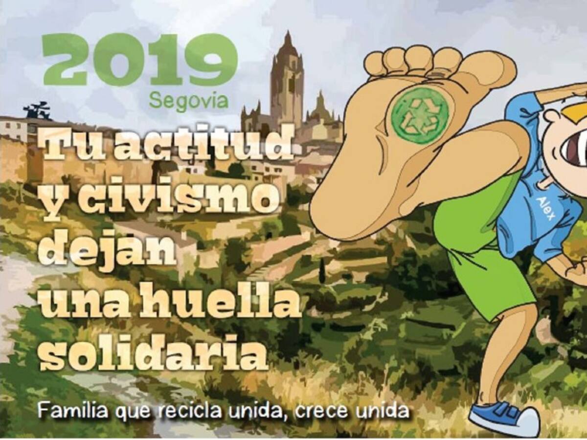 Una familia de la Albuera protagoniza el calendario de Medio Ambiente