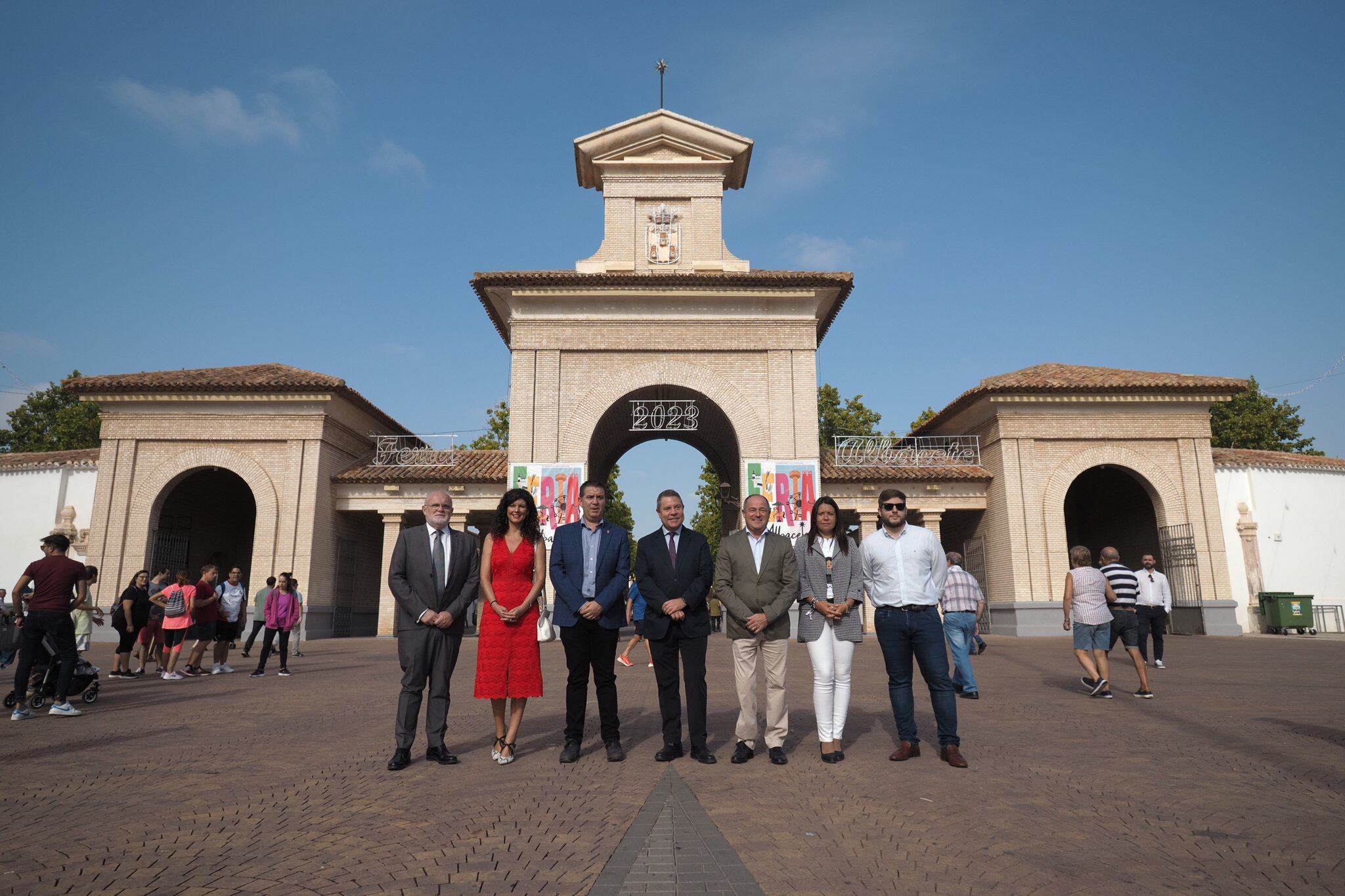 Page se encuentra este miércoles visitando la Feria de Albacete