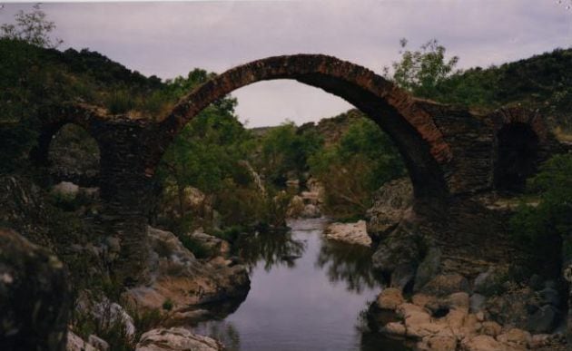 Imagen del puente romano de la localidad