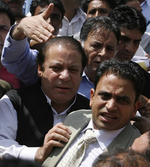 El ex primer ministro paquistaní Nawaz Sharif.