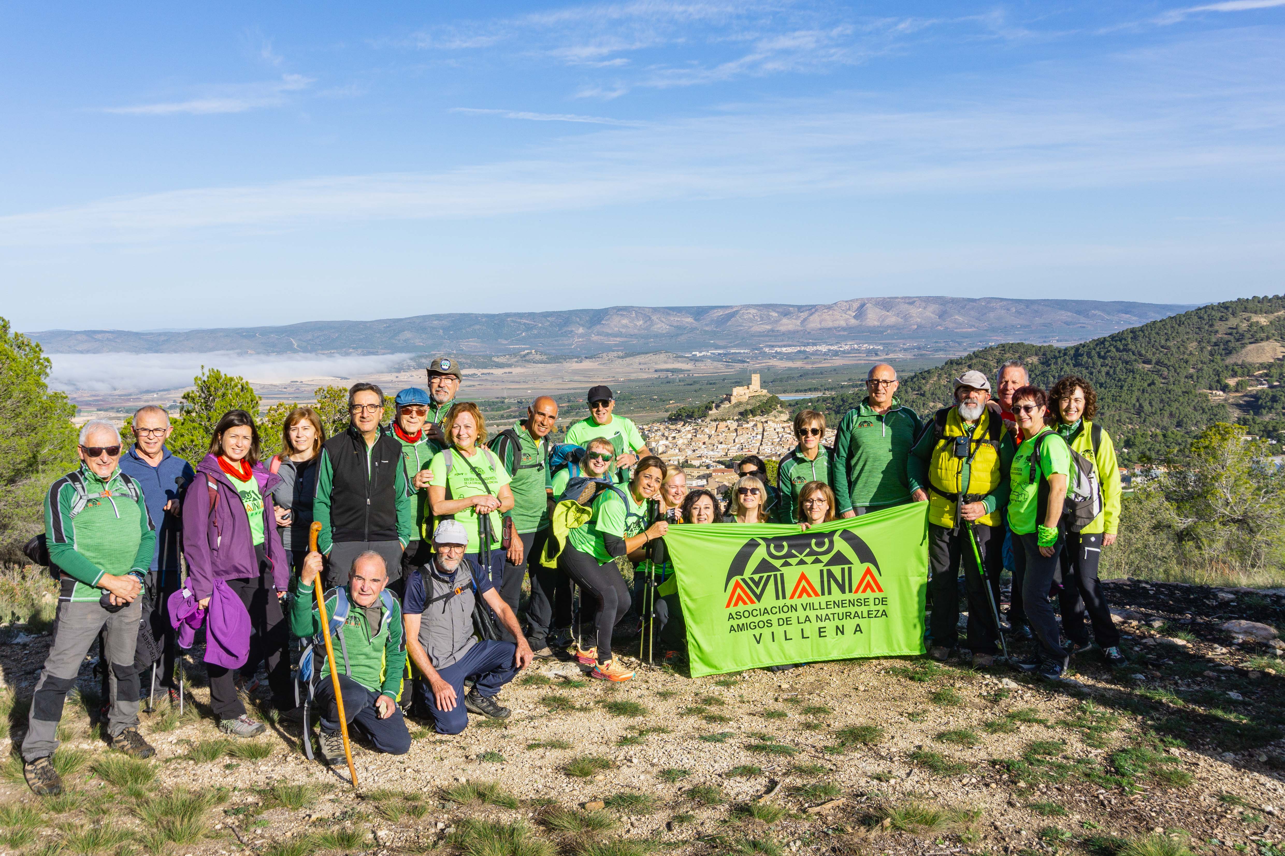 Aviana, en la marcha de veteranos de Biar