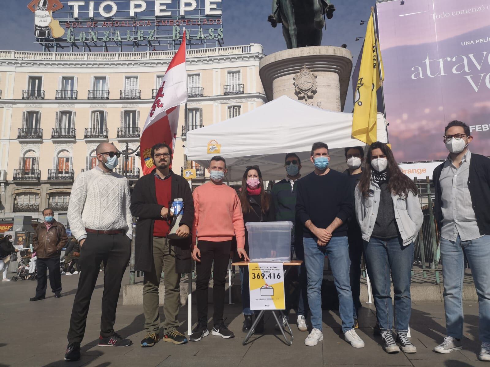 Jóvenes de Castilla y León en Madrid