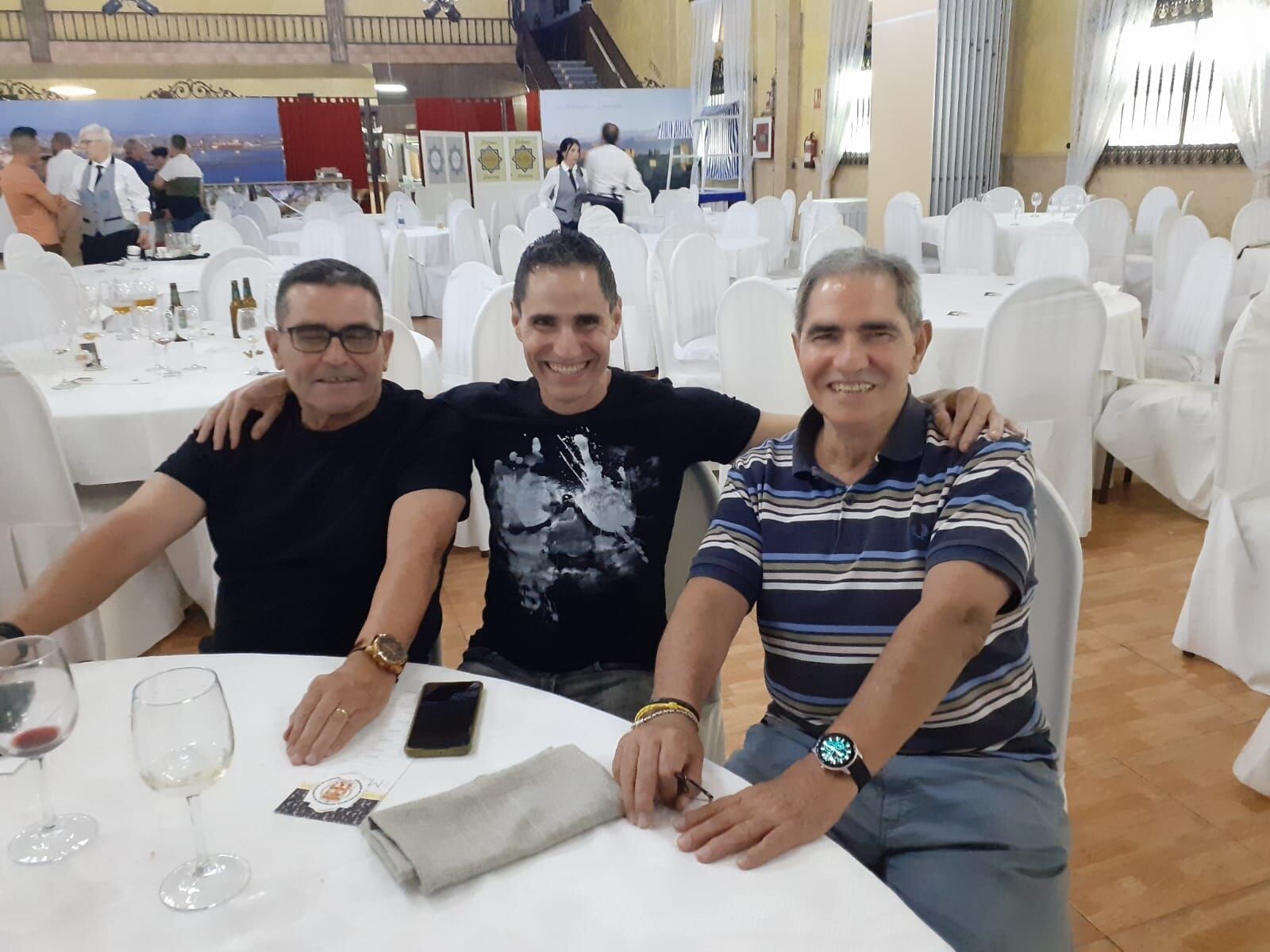 Juan José, paco y Rafael Torres Caravaca.