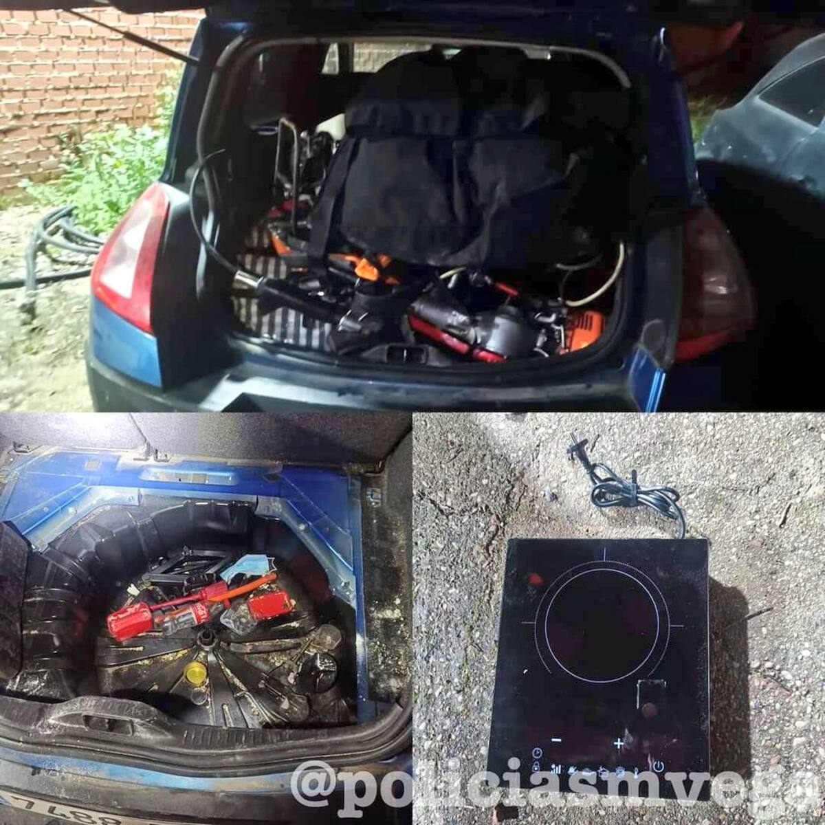 Tres detenidos en San Martín de la Vega por el robo de material agrícola en una nave