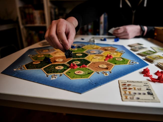 Imagen de una partida de Catán