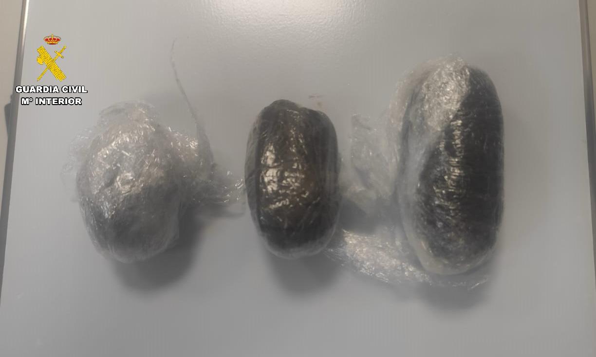 Envoltorios que portaba la detenida