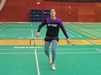 Carolina Marín vuelve a los entrenamientos