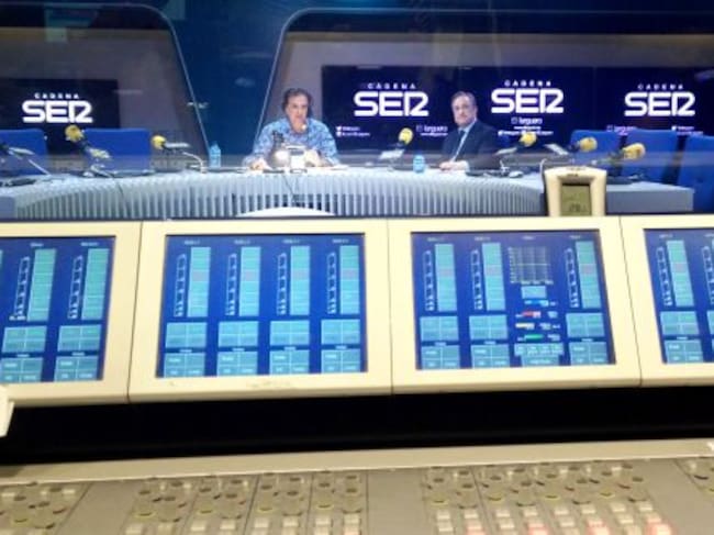 Florentino Pérez, en la entrevista con José Ramón de la Morena.