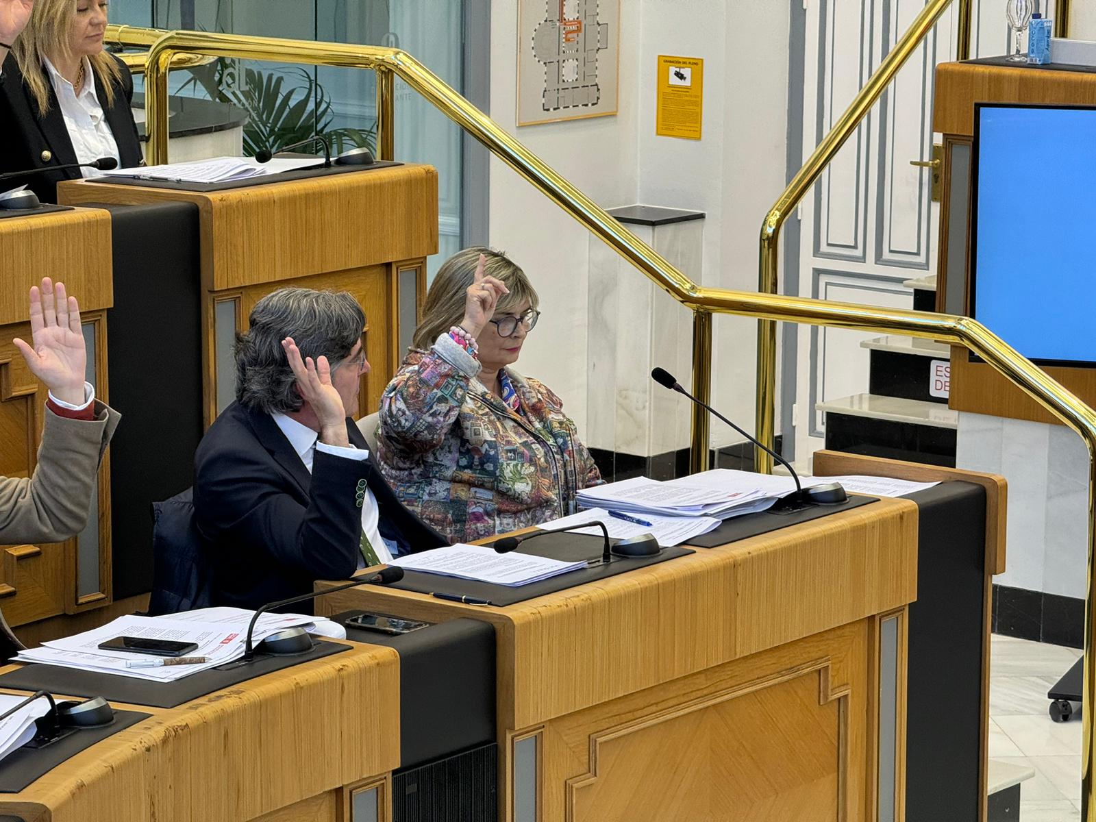 Votos en contra del PP a la moción del PSOE en la Diputación de Alicante para que el área de Alcoy sea de difícil cobertura