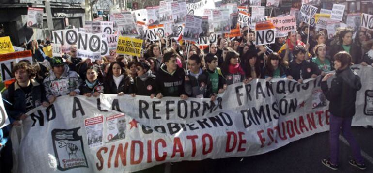 El Sindicato de Estudiantes convoca este miércoles 26 de octubre una jornada de huelga general en el sector educativo