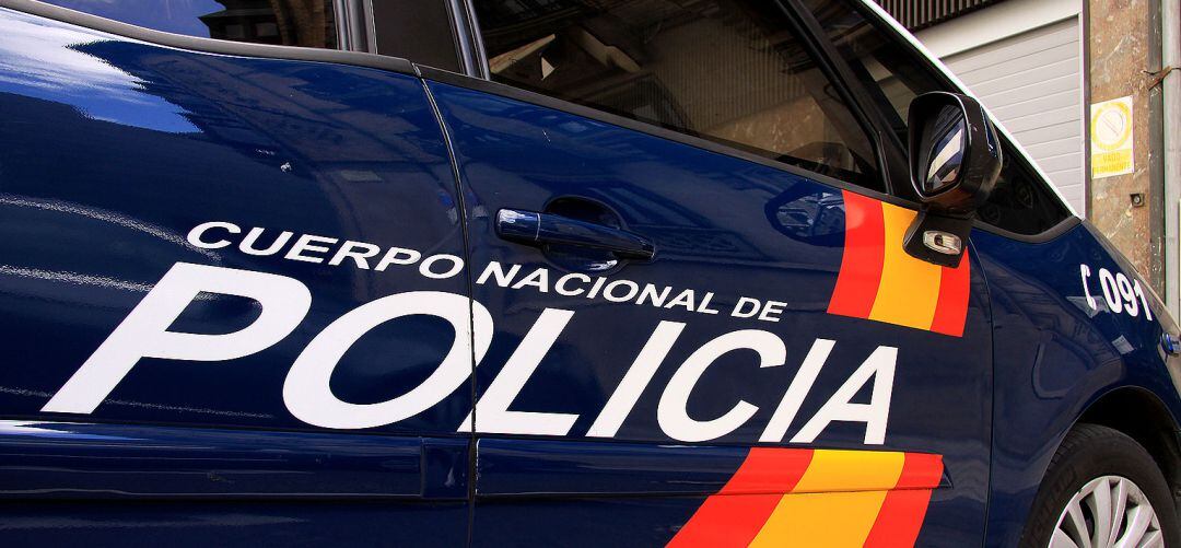 Vehículo de Policía Nacional.