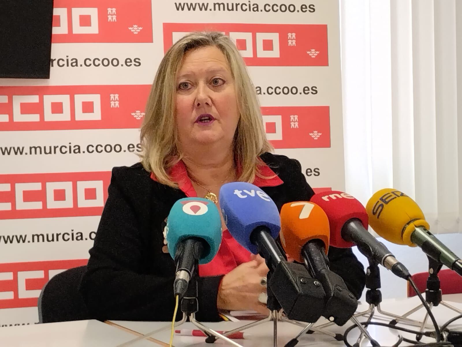 Anna Mellado, secretaria de Mujeres e Igualdad y Juventud de CCOO Región de Murcia