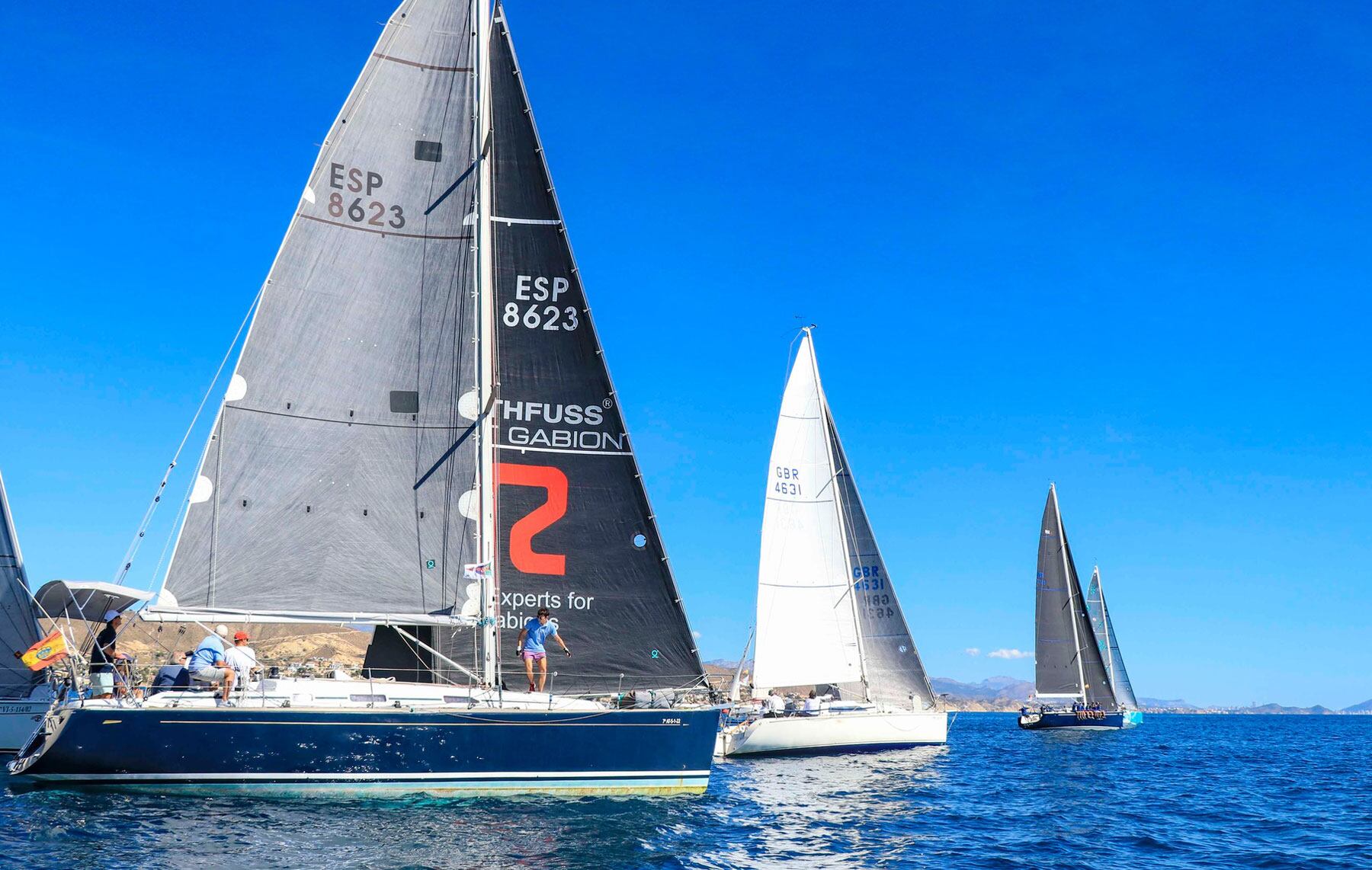 Una imagen de la regata del Círculo Industrial-CN El Campello en este 2022